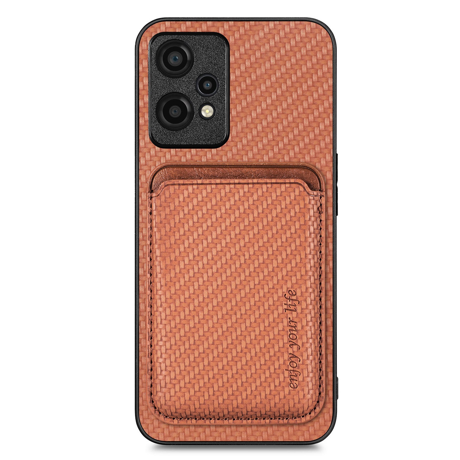 For OnePlus Nord CE 2 Lite 5G Magnetic Absorption Detachable Card Holder Phone Case Carbon Fiber Texture Anti-drop Cover For OnePlus Nord CE 2 Lite 5G Magnetic Absorption Detachable Card Holder Phone Case Carbon Fiber Texture Anti-drop Cover